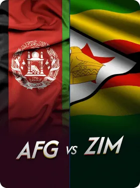 Afghanistan vs Zimbabwe in UAE logo