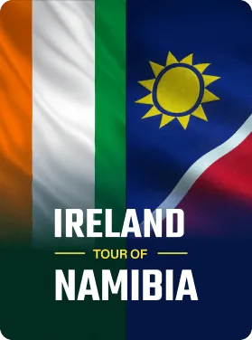Ireland tour of Namibia logo